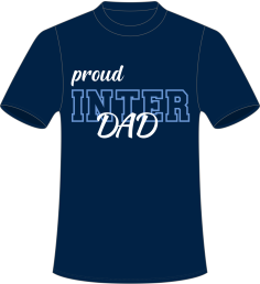 Playera Masc Inter Dad - Interamericano